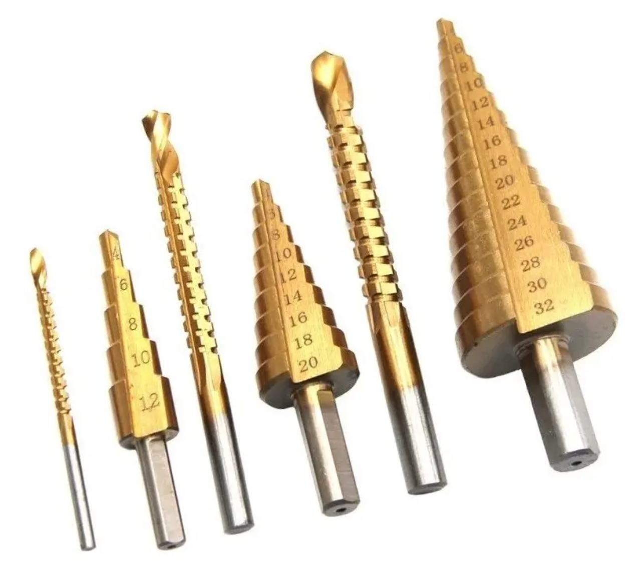 Vista 2 de Kit de 6 Brocas Escalonadas